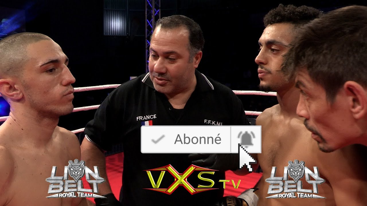 GRUVOSIN Luca vs JRAIFI El Mehdi By VXS au LION BELT 7 background