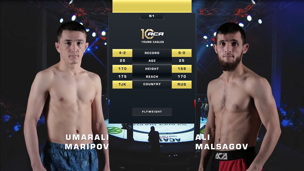 Умарали Марипов vs. Али Мальсагов | Umarali Maripov vs. Ali Malsagov | ACA YE 51