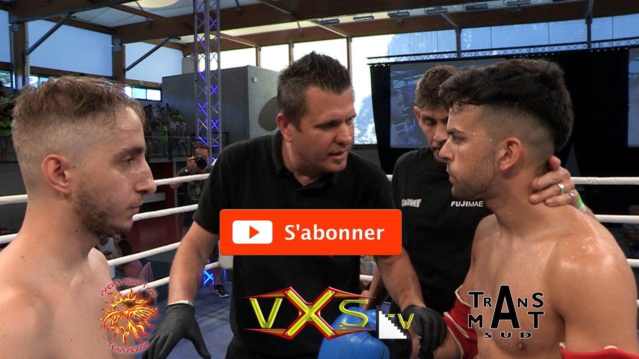 Teddy SALADINO vs Orte MARTIN ELOI By #VXS #Phénix_Muay_Thai #Trets background