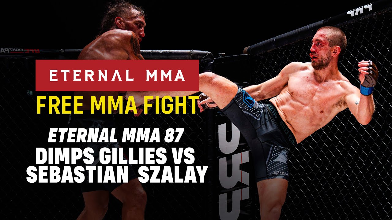 FREE FIGHT: ETERNAL MMA 87 Dimps Gillies VS Sebastian Szalay | FULL FIGHT background