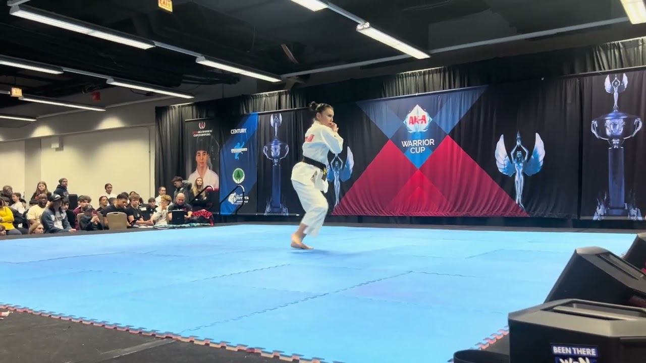 Olivia Cano 13 & Under Girls Traditional Forms Grand Championship - AKA Warrior Cup 2025 background