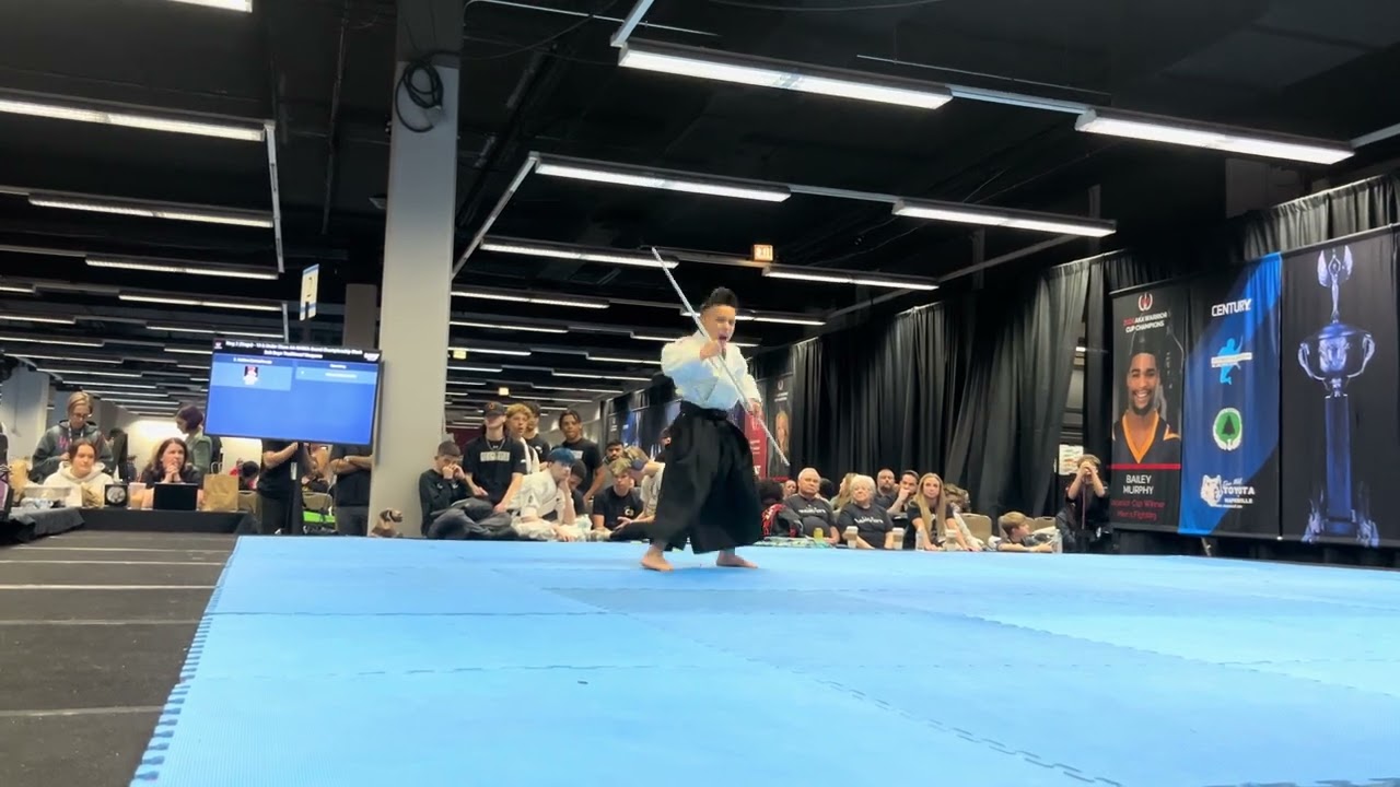 Kaiden Camacho 13 & Under Boys Traditional Weapons Grand Championship - AKA Warrior Cup 2025