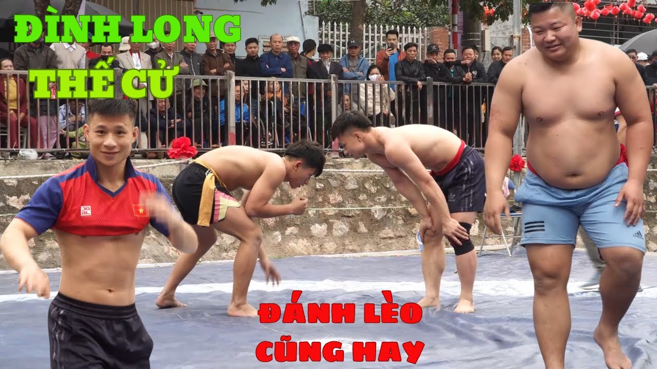Đình Long,Thế Cử Đánh Lèo cũng rất hay,Traditional Viet Nam men's wrestling. background