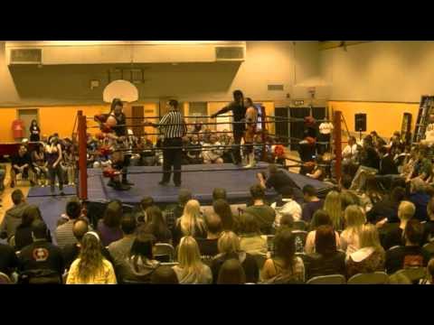 Cremator Von Slasher & Danni Deeds w/Rigor Von Slasher vs. Ray Brooks & Jordie Taylor - ECCW background