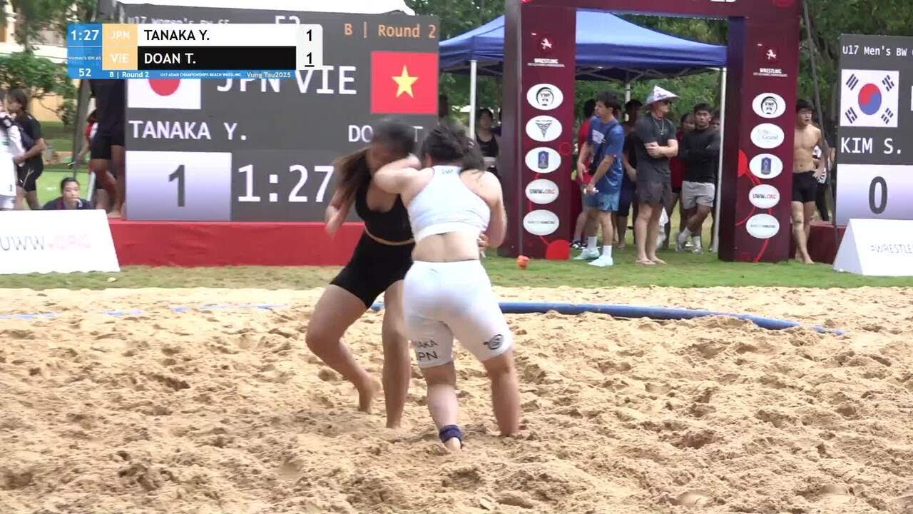 Yui TANAKA (JPN) vs. Thi Thuy Dung DOAN (VIE) • B | Round 2 • Women's BW 65Kg