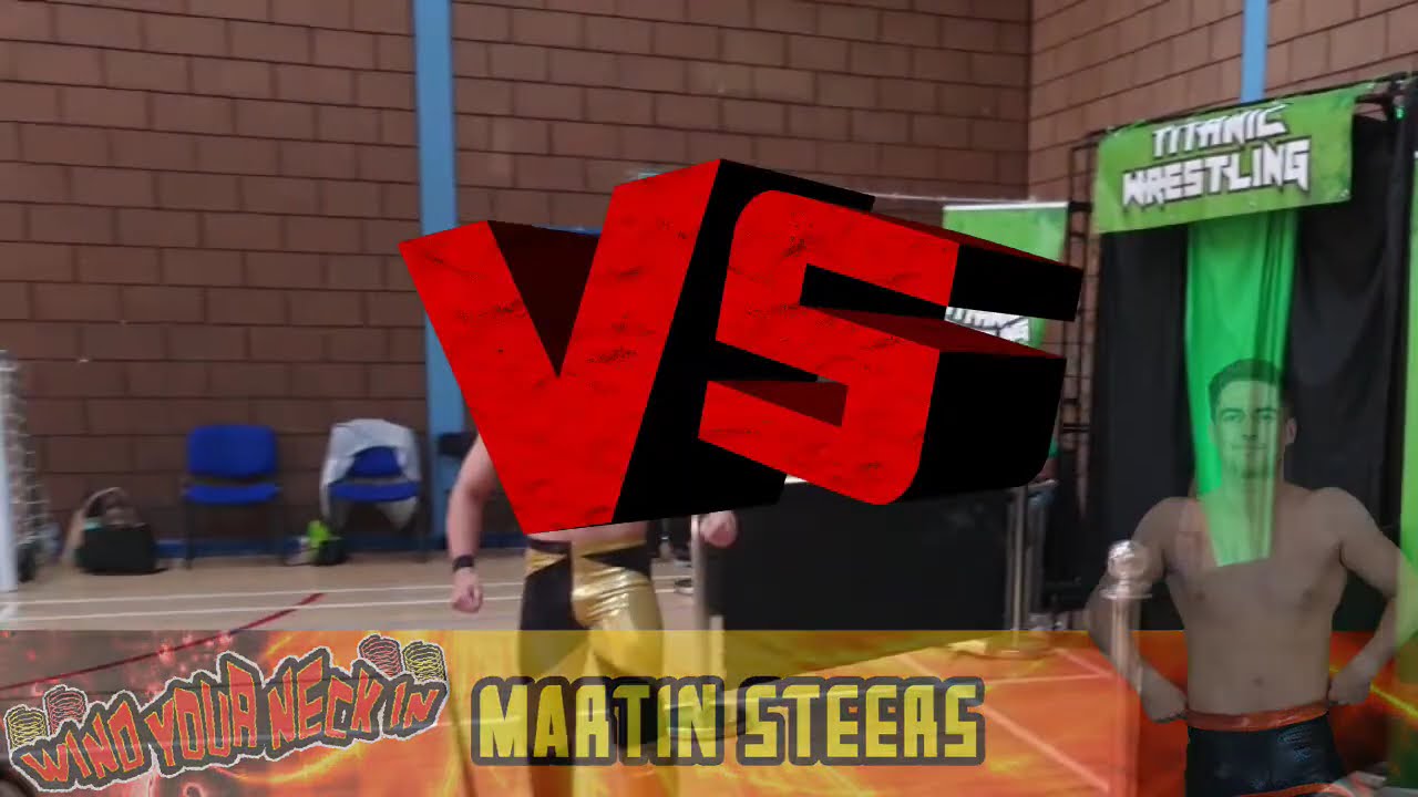 Martin Steers vs CBL - Titanic Wrestling background