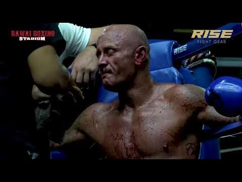 Brutal Showdown: Spain VS United Kingdom Muay Thai Battle with Knockout! background