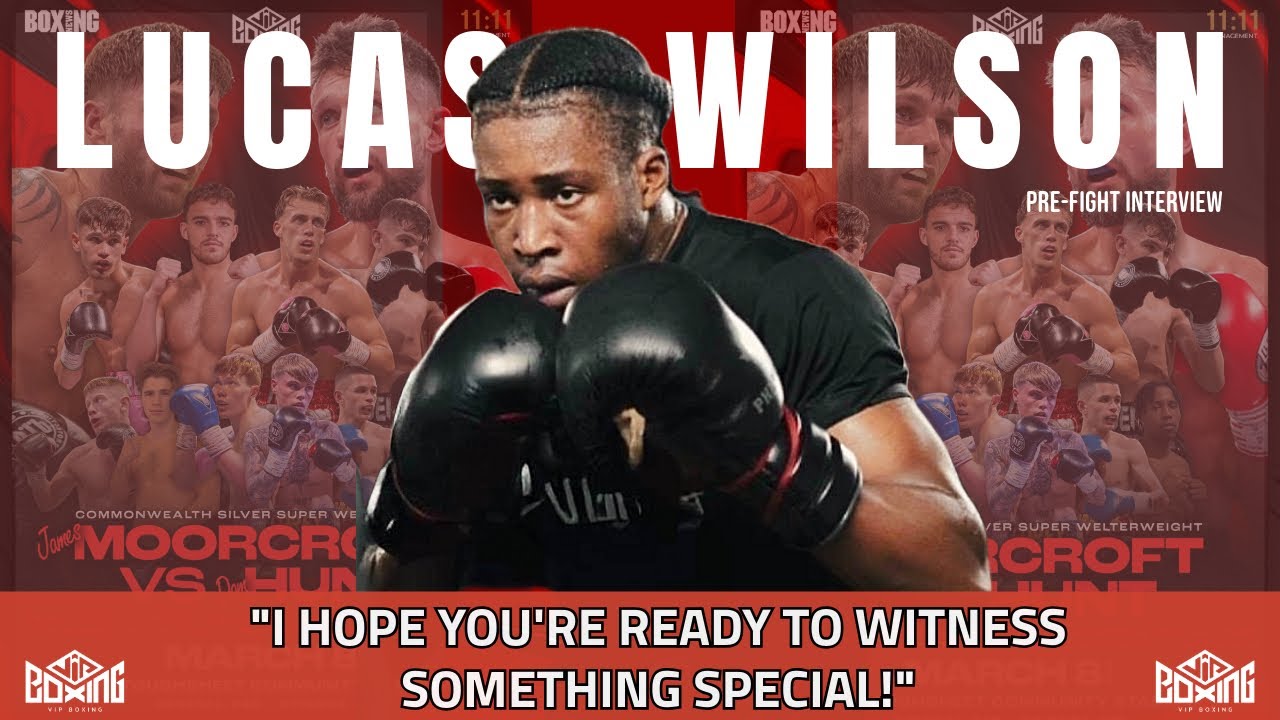 YOU’RE GONNA WITNESS SOMETHING SPECIAL! | Lucas Wilson makes his pro debut on March 8th | Interview background