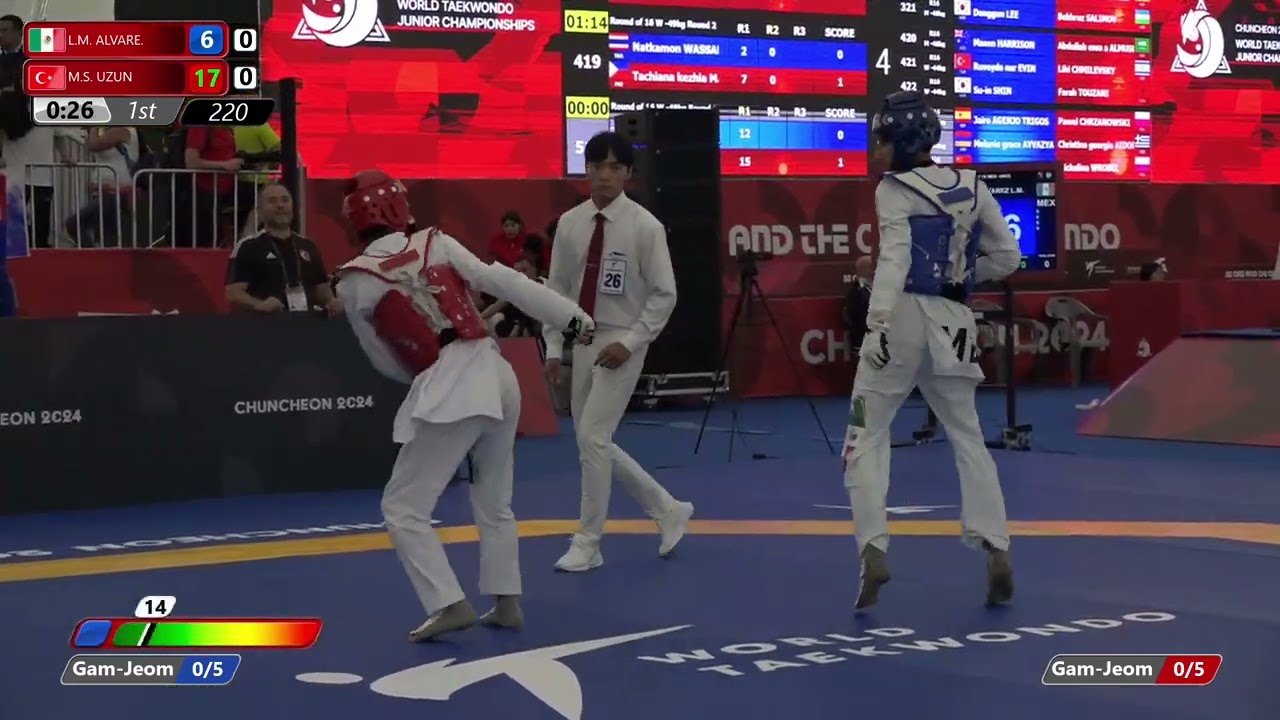 220 Round of 16 Men 48kg MEX ALVAREZ GARCIA Luis mario TUR UZUN Murat semih