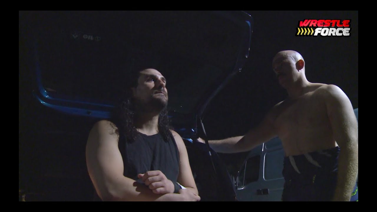David Francisco & Rex Armstrong backstage at Romford 10.09.22 background