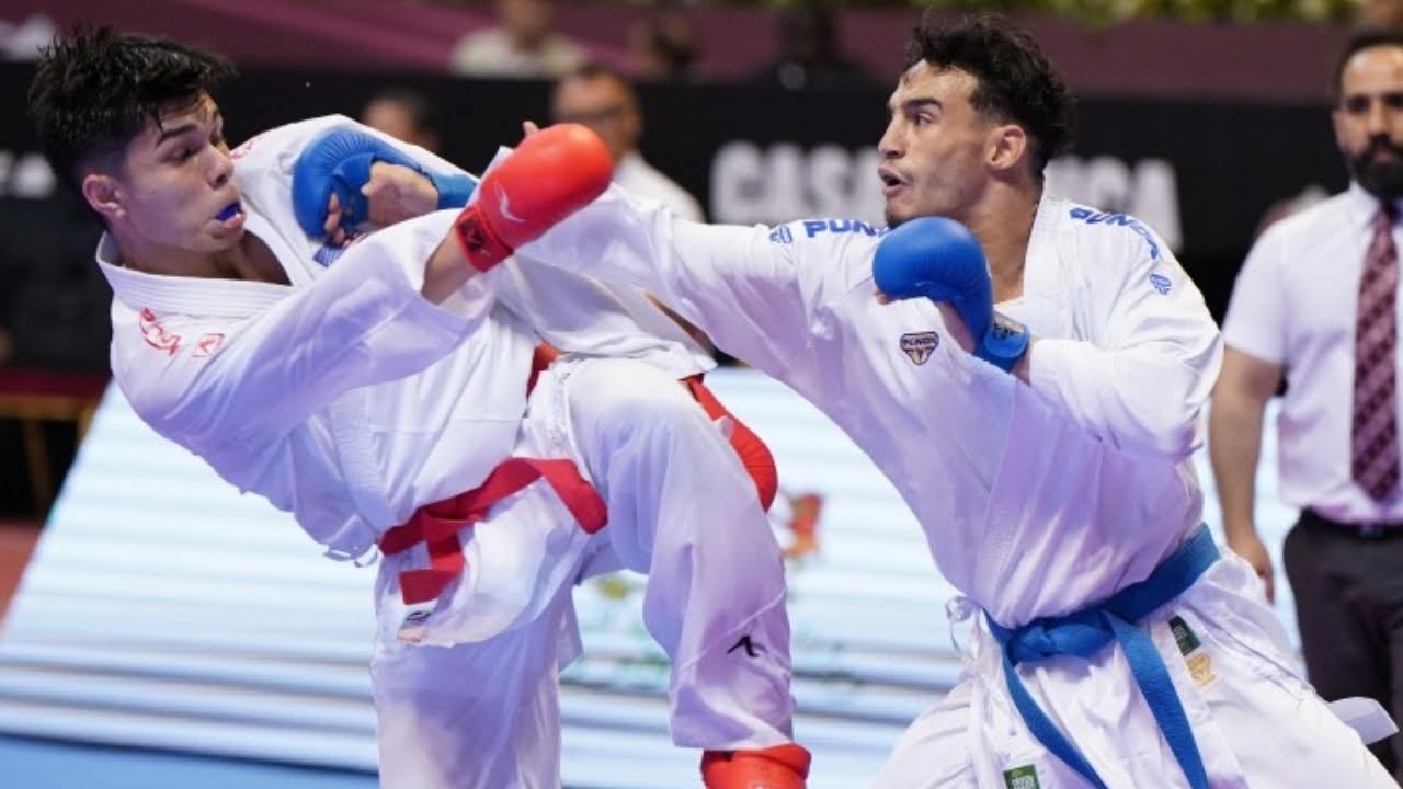 KARATE at its best on Day 2 of #Karate1Casablanca | WORLD KARATE FEDERATION background