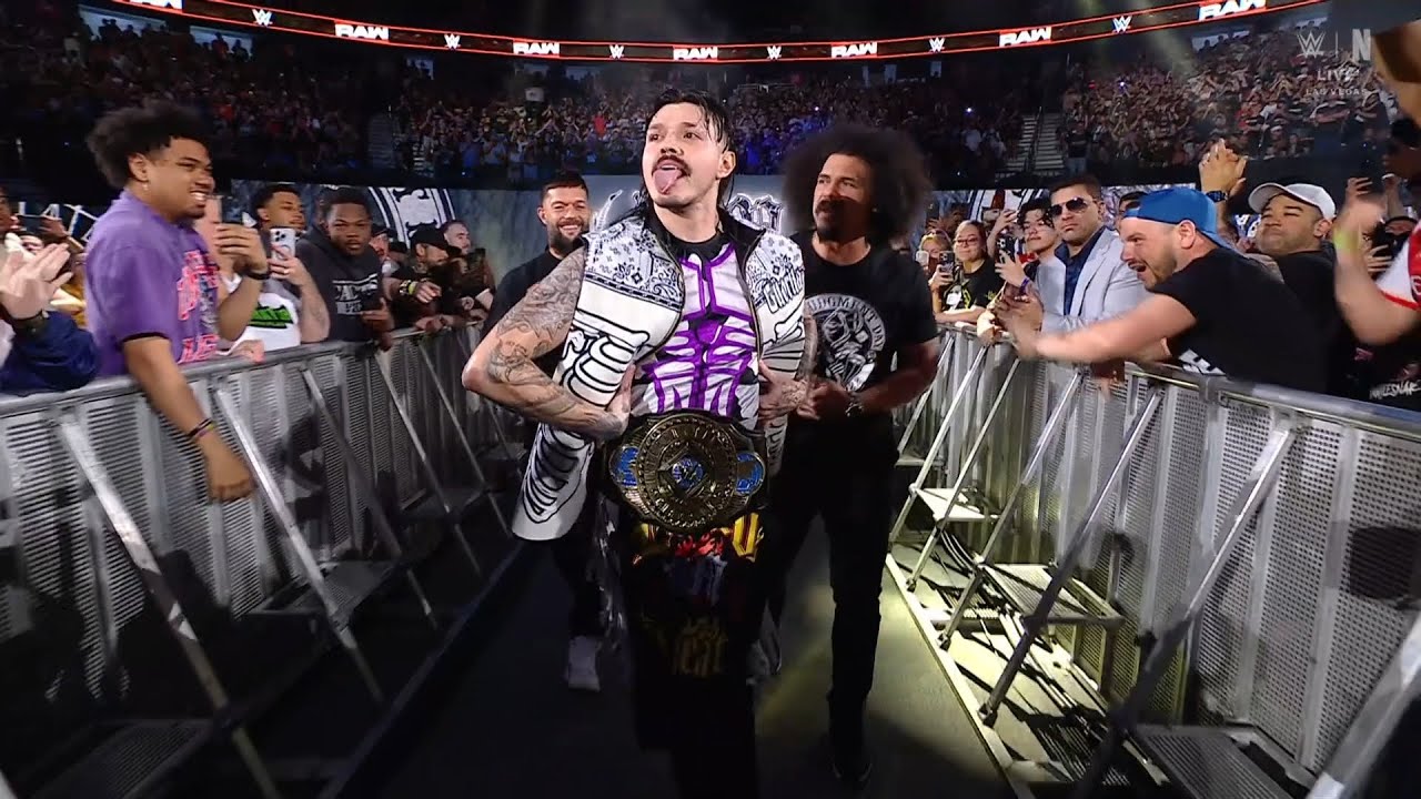 New Intercontinental Champion Dominik Mysterio Entrance: WWE Raw, April 21, 2025