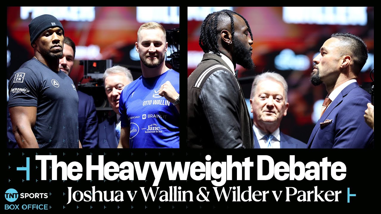 The Heavyweight Debate with Froch & Groves 🥊 Joshua v Wallin & Wilder v Parker 🔥 #DayOfReckoning 🇸🇦 background