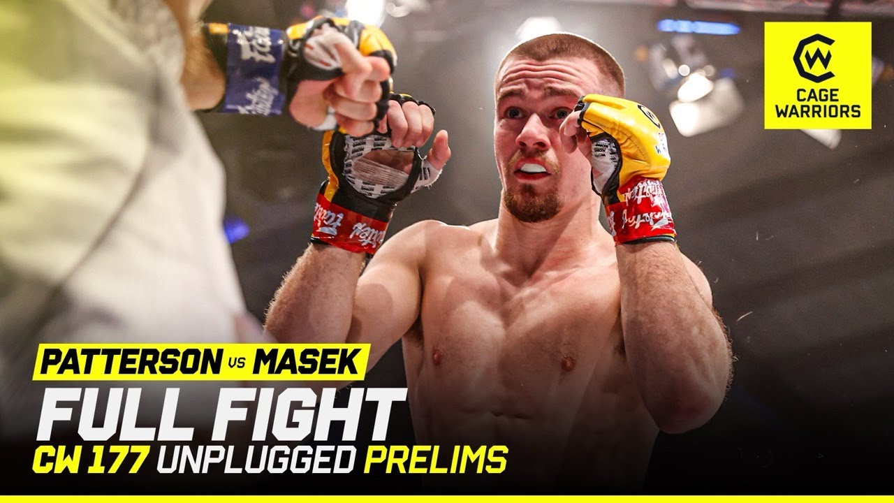 ARM TRIANGLE ON DEBUT | Connor Patterson VS. Jan Mašek | FULL FIGHT | CW 177 Unplugged background