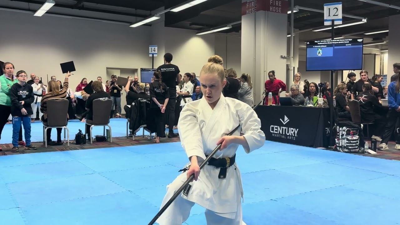 Samantha Mitling Women's Non-Bladed Traditional Weapons - AKA Warrior Cup 2025 background
