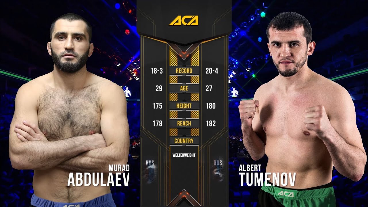 Мурад Абдулаев vs. Альберт Туменов 2 | Murad Abdulaev vs. Albert Tumenov 2 | ACA 95 background