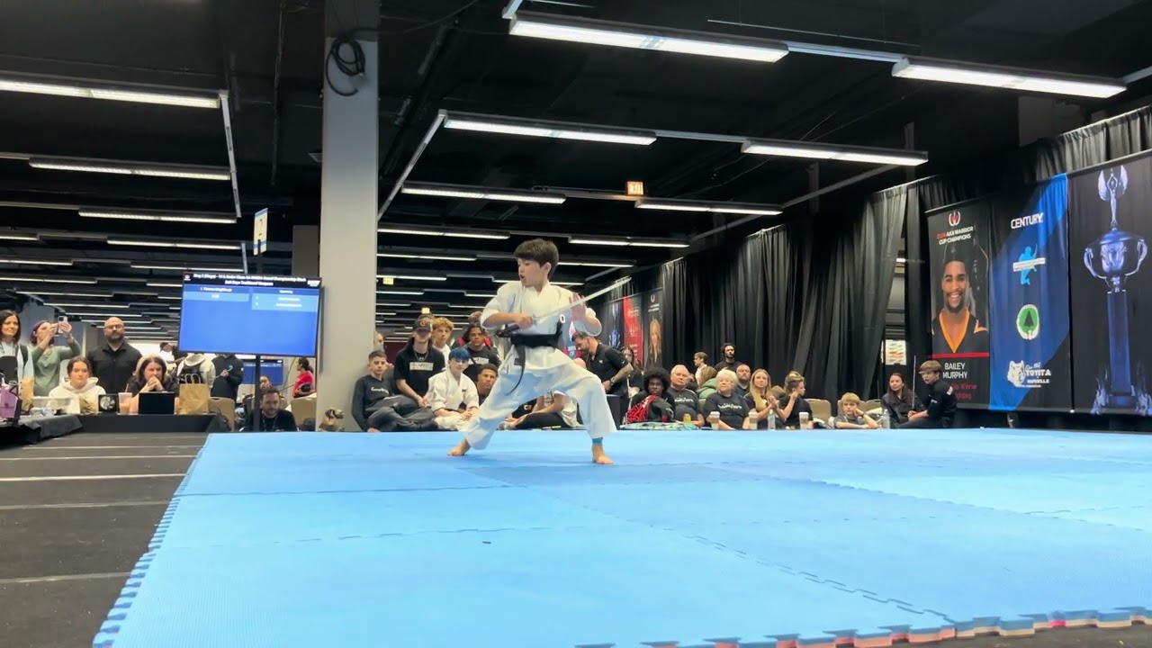 Thomas Maglitto 13 & Under Boys Traditional Weapons Grand Championship - AKA Warrior Cup 2025 background