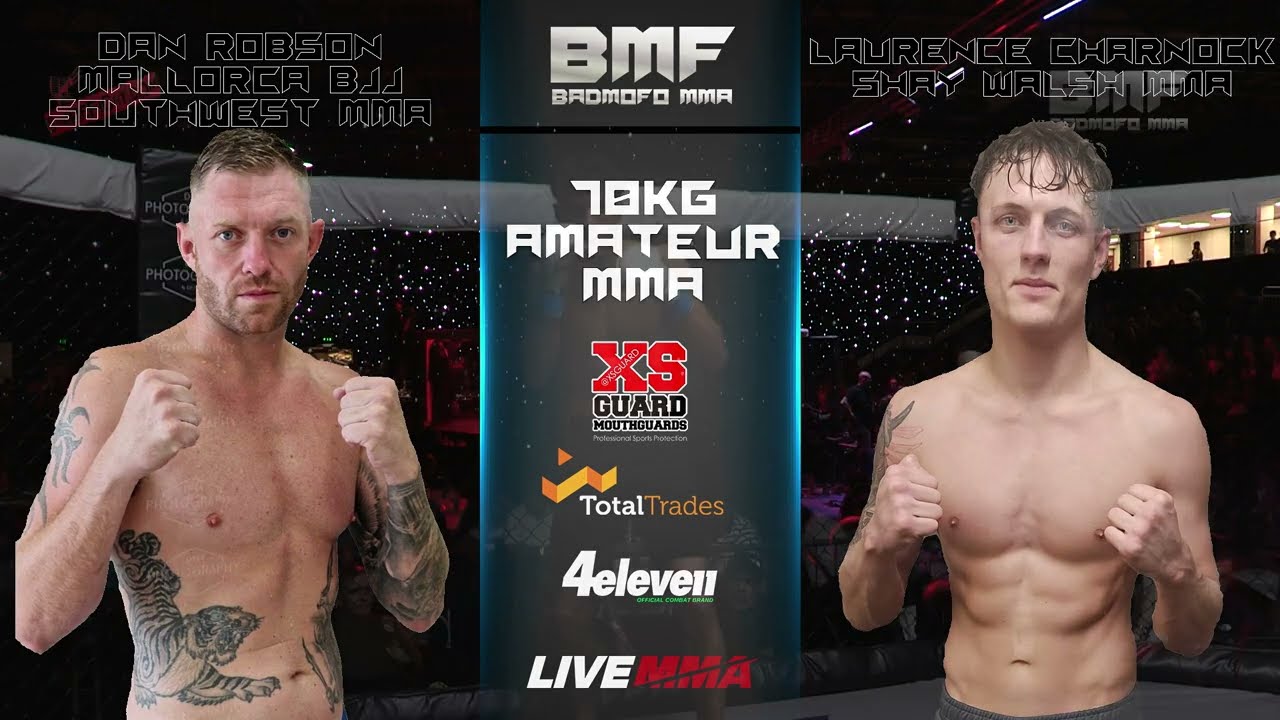BMF 5 | Laurence Charnock vs Dan Robson | Amateur MMA background