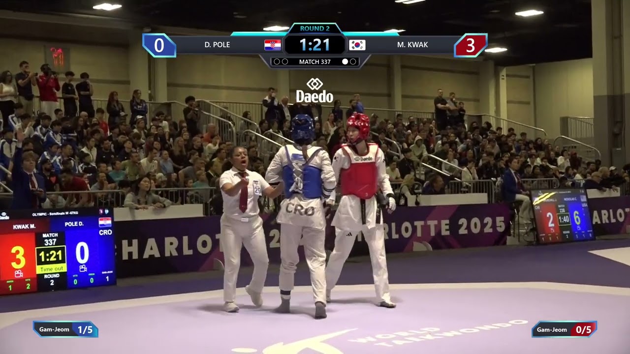 337 Semifinals W 67kg CRO D POLE KOR M KWAK PGM