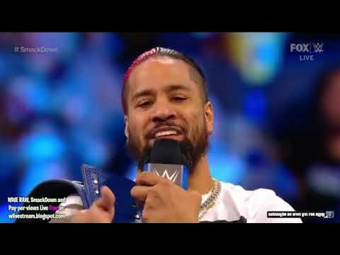 The Usos Gives Title Opportunity(Full Segment), WWE SmackDown, January 14 2022