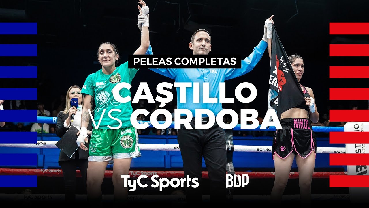 Leila Castillo vs. Luz Córdoba - Boxeo de Primera Promocional - TyCSports Play background