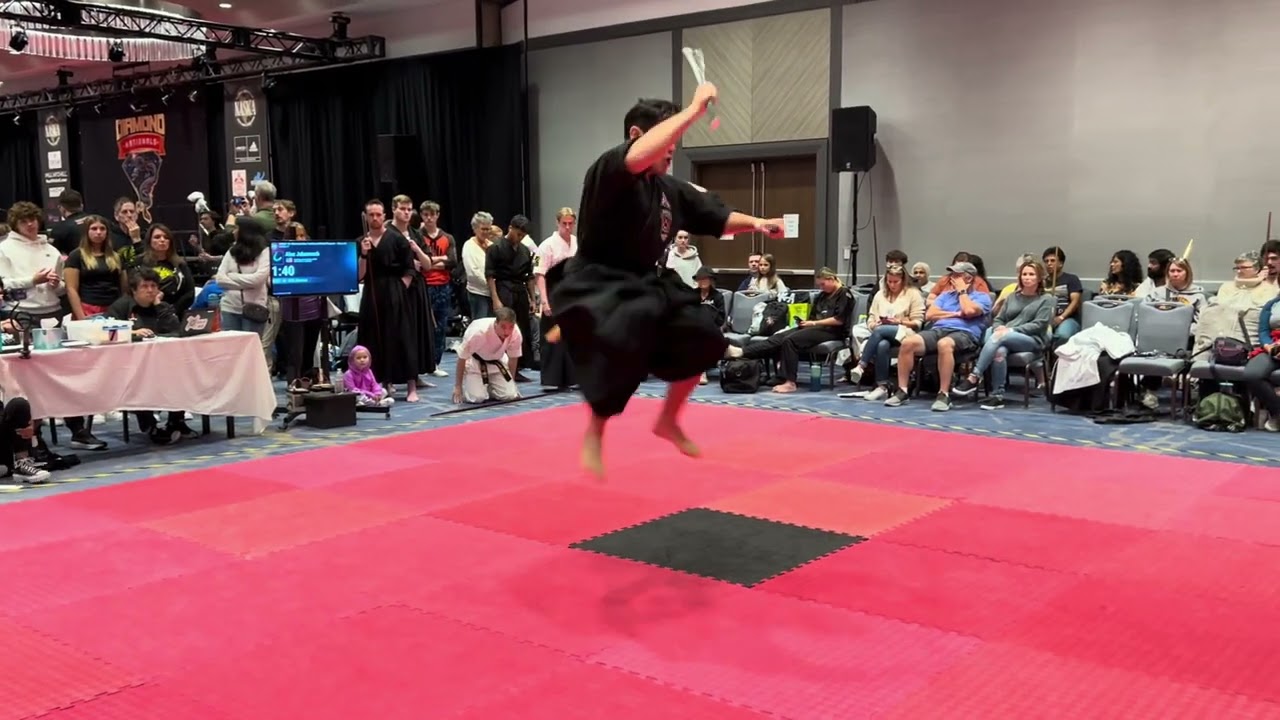 Alec Jahanvash Men's Bladed Traditional Weapons - Diamond Nationals 2024 background