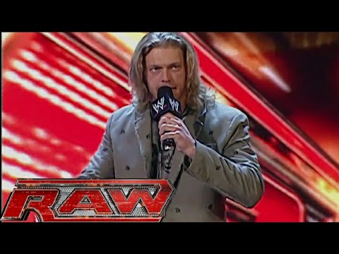Edge Promo After WrestleMania RAW Apr 02,2007