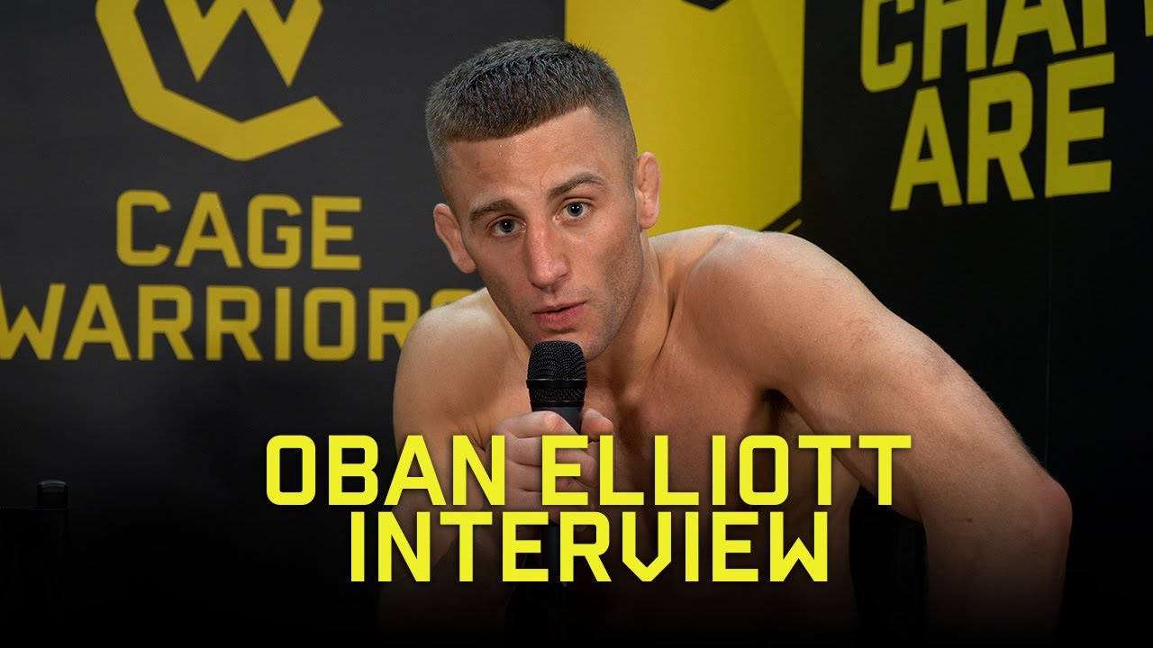 Oban Elliott: CW 138 post-fight interview background