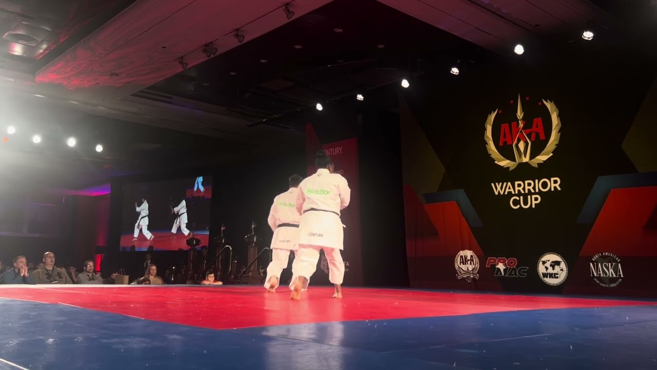 Amber Rutherford & Cameron Klos Team Synchronized Grand Championship - AKA Warrior Cup 2025 background