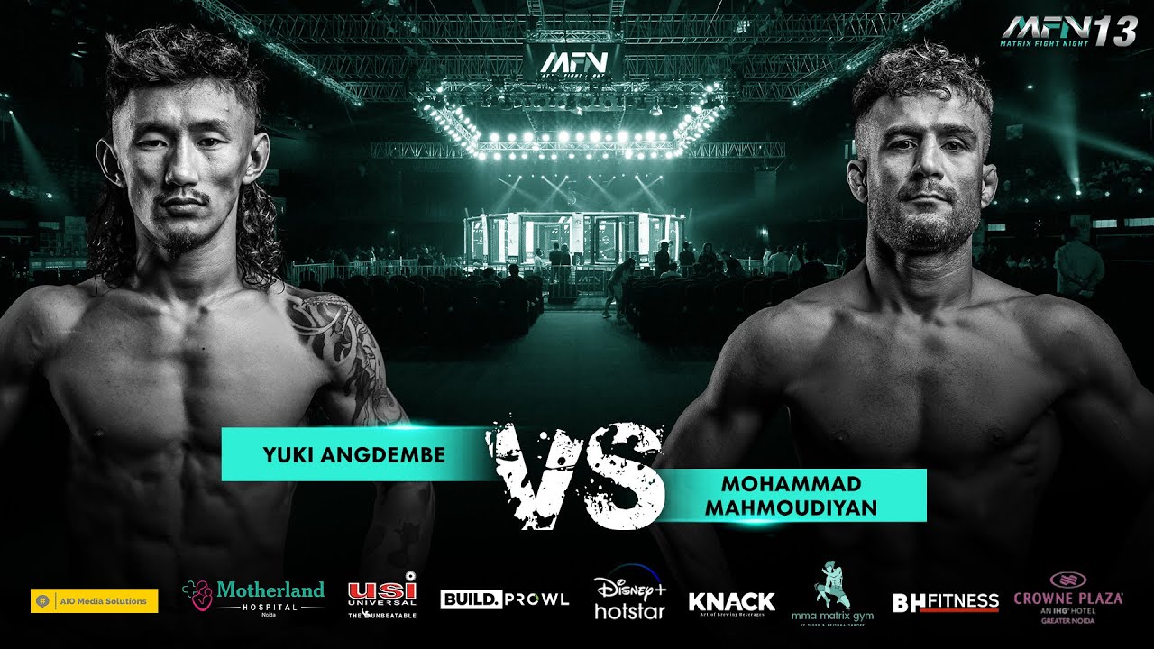 Yuki Angdembe Vs Mohammad Mohmoudiyan - MFN 13 I Full Fight background