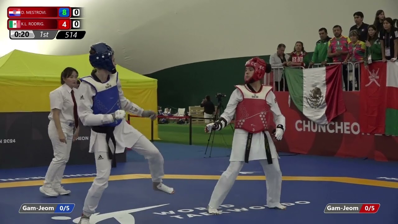 514 Round of 32 Women 63kg CRO D MESTROVI MEX K L RODRIG