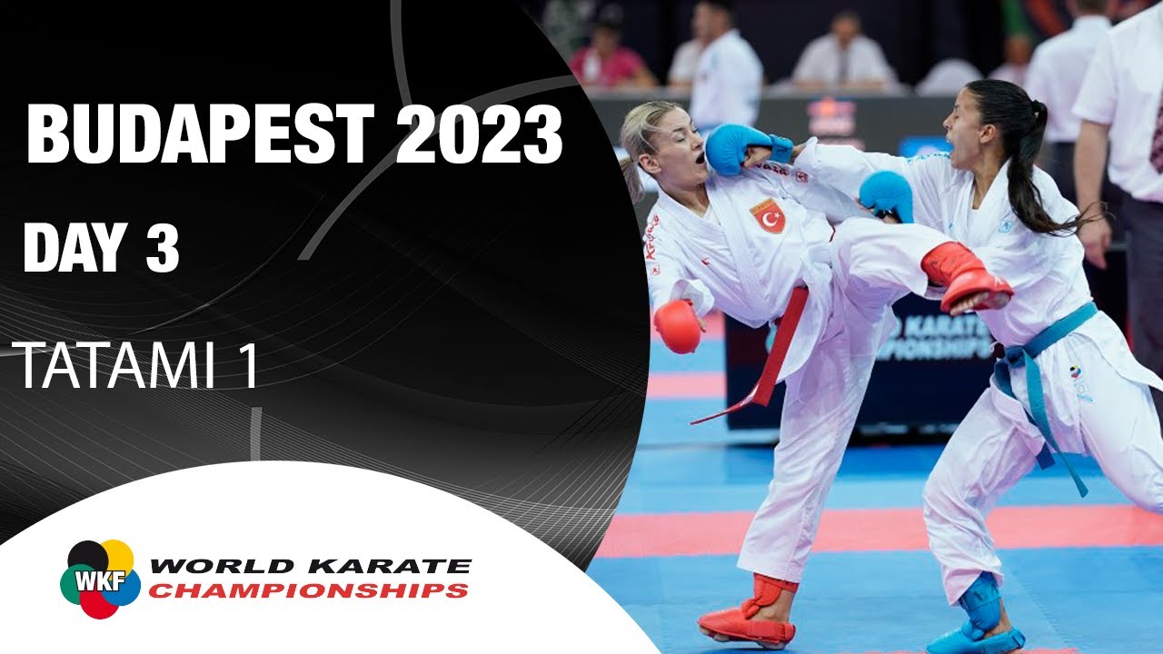 KARATE World Championships | Day 3 – Tatami 1 | WORLD KARATE FEDERATION background