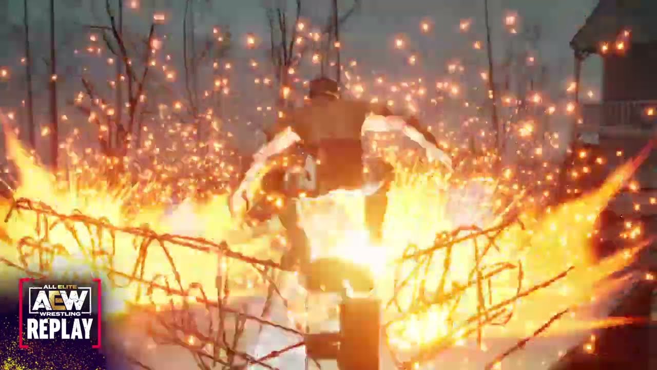 Adam Copeland vs Malakai Black. Exploding Barbwire Death Match. Fright Forever. AEW: Fight Forever