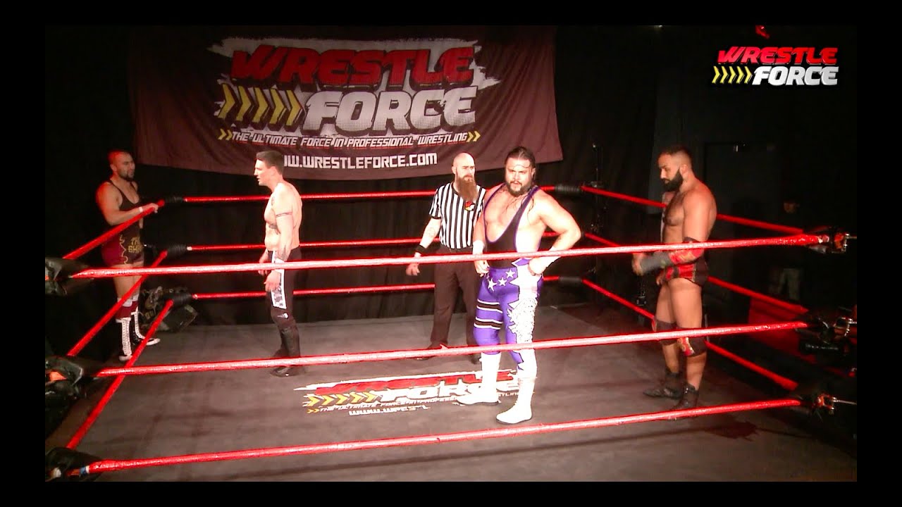 Jordan Saeed & Matt Walters vs Bullit & Karim Brigante WRESTLEFORCE Live in Chelsea Theatre 12.03.22 backdrop