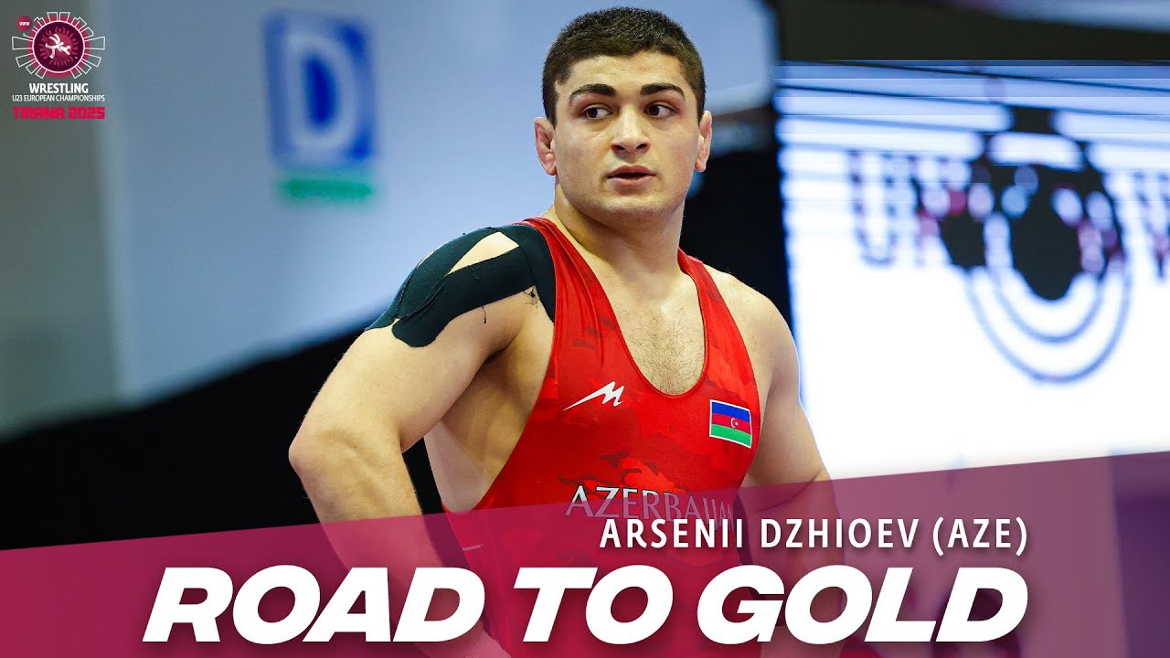 Arsenii DZHIOEV (AZE) | Road to 86KG Gold | Freestyle Wrestling | U23 European Championships background