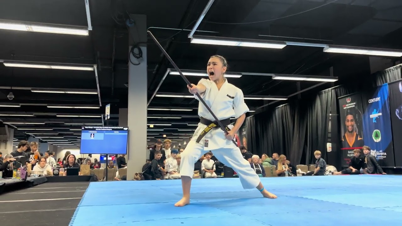 Olivia Cano 13 & Under Girls Traditional Weapons Grand Championship - AKA Warrior Cup 2025