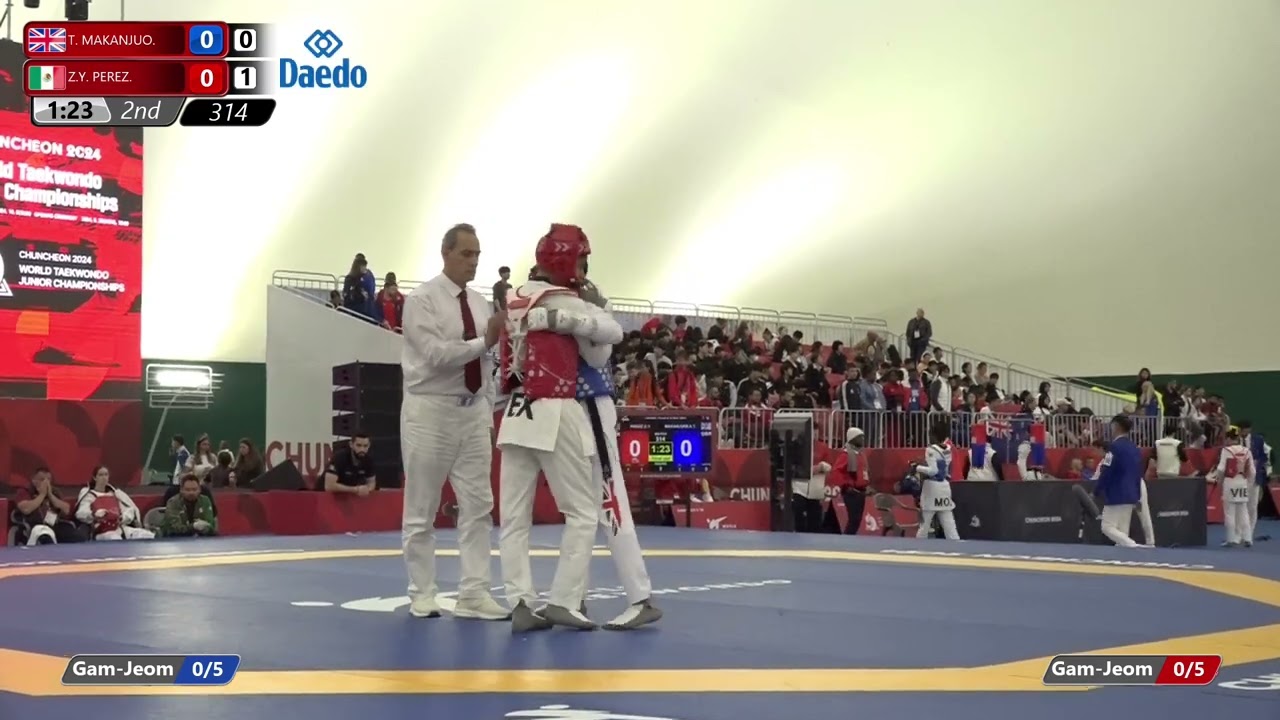 314 Round of 32 Men 59kg GBR T MAKANJUO MEX Z Y PEREZ