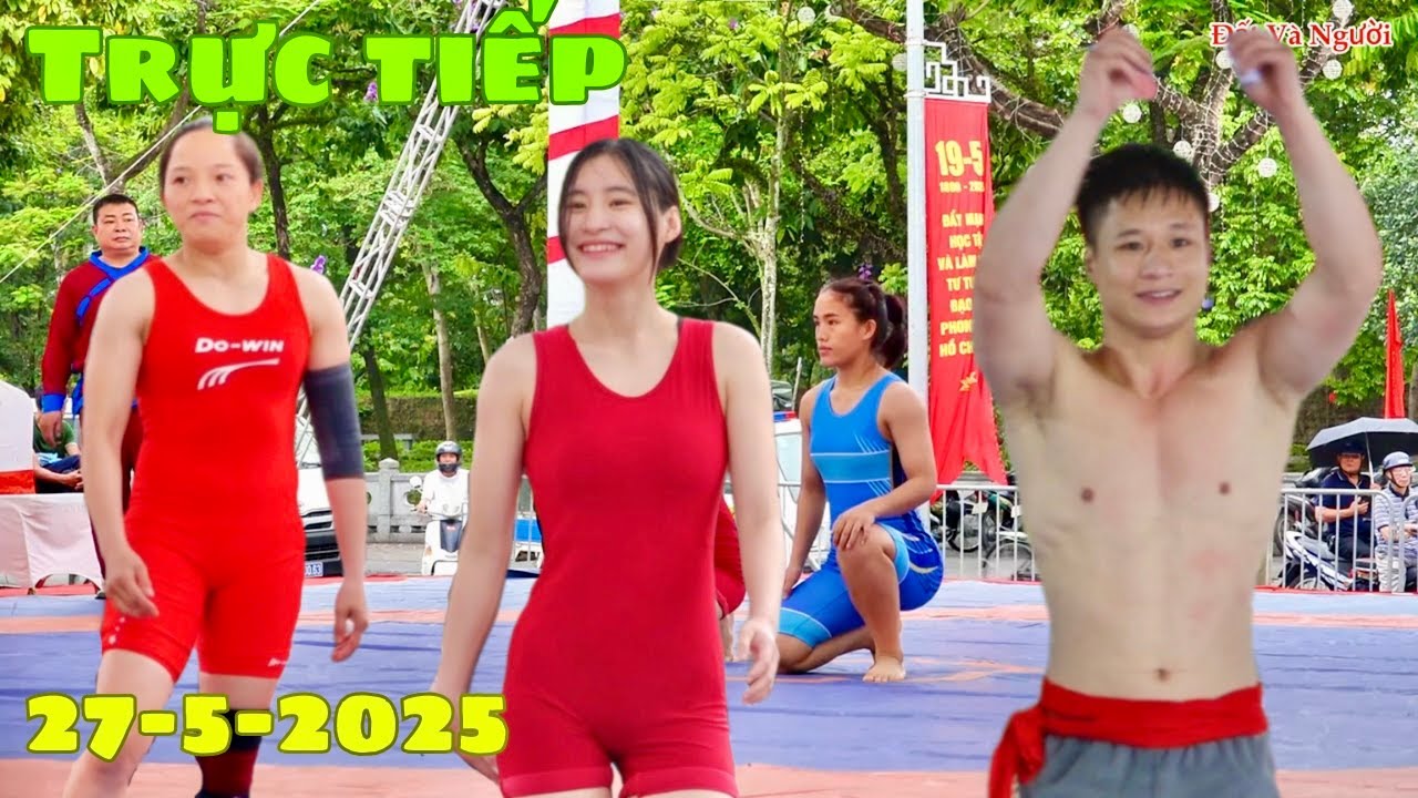 Trực tiếp sáng 27/5/2025 Bán kết giải vật Dân tộc Cup Phùng Hưng Sơn Tây backdrop