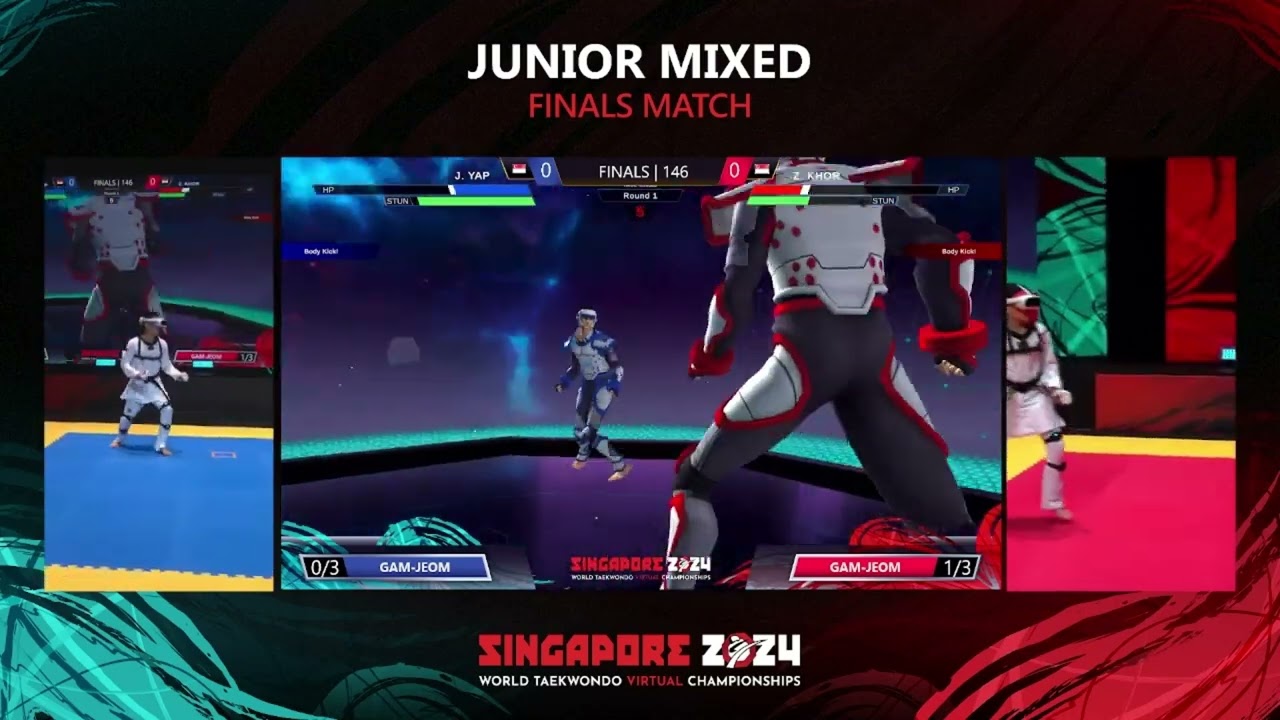 Finals Junior Mixed SGP YAP Javis SGP KHOR Zhi Kai Alexander