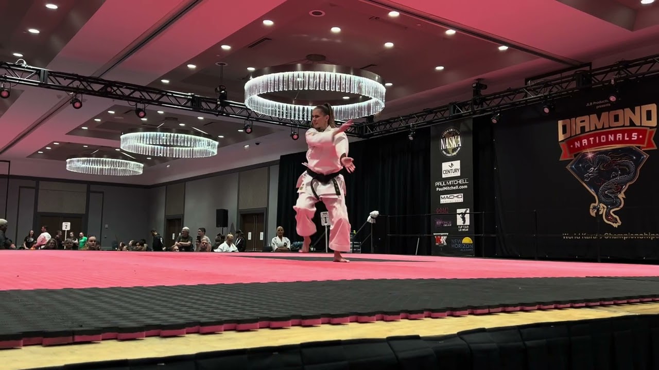Gabrielle Rudolph Women's Japanese/Okinawan Forms - Diamond Nationals 2024 background