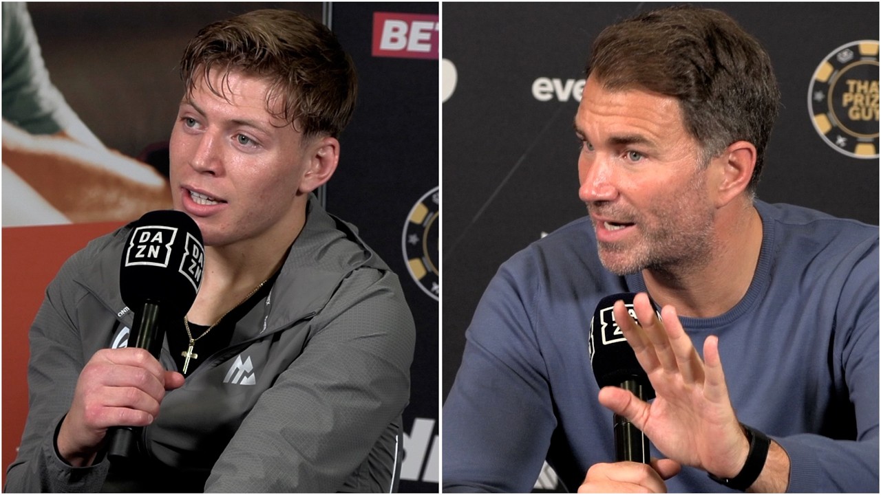 Eddie Hearn & Giorgio Visioli Send Curmel Moton Money Message After Victory