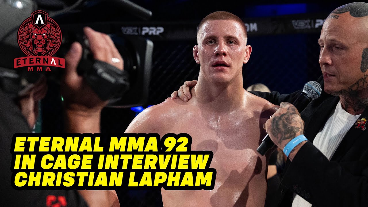 Eternal MMA 92: In Cage Interview: Christian Lapham backdrop