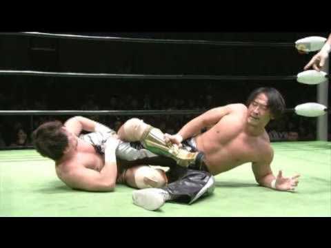 NOAH - Koji Kanemoto & Tiger Mask IV vs Naomichi Marufuji & Atsushi Aoki backdrop