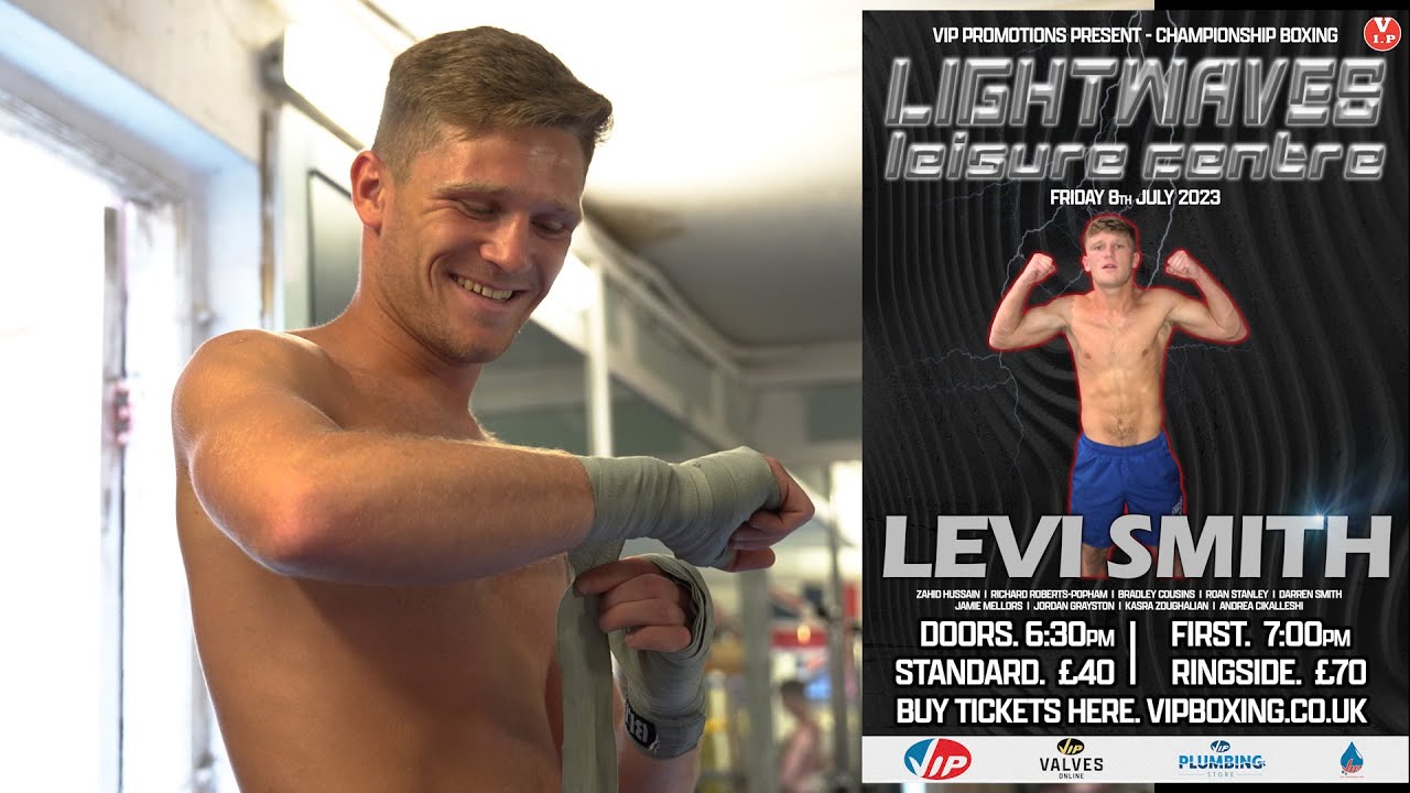 Exciting lightweight Levi Smith is back in action at Wakefield's Lightwaves on July 8th background