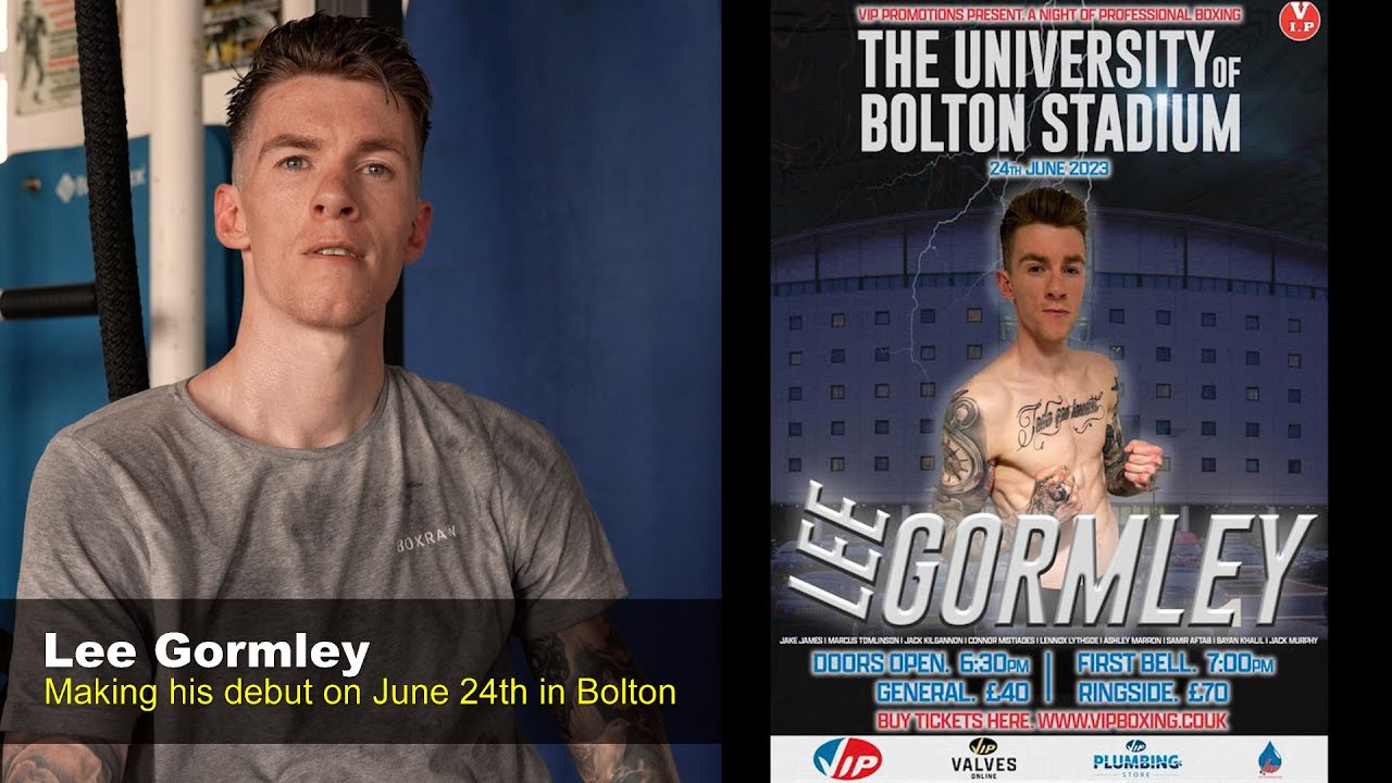 Meet Alex Matvienko's newest pro Super Featherweight Lee Gormley who makes his debut in Bolton. background