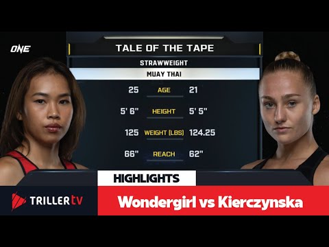 This girl didn't waste any time! Wondergirl vs Kierczynska Highlights background