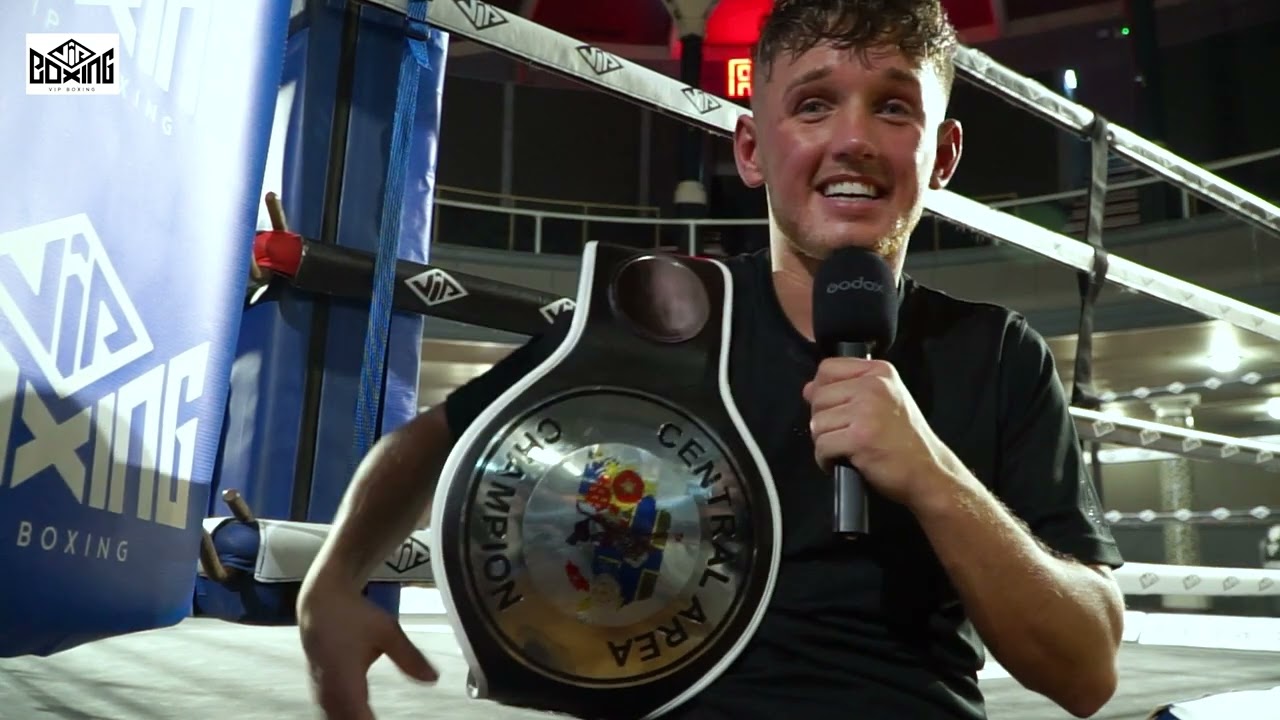 I SPOILED THE PARTY! Logan Richardson becomes the new Bantamweight Central Area Champion background