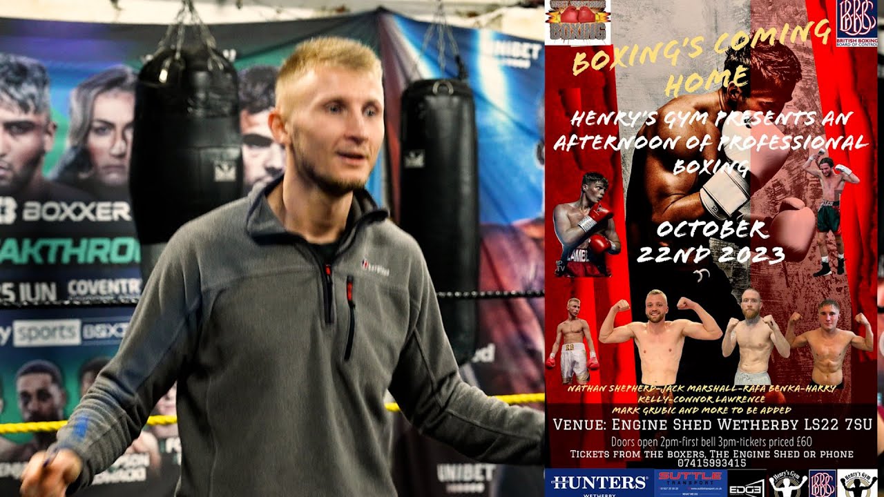 Meet Yorkshire based Polish man Rafal Benka the 3-0 welterweight, who hopes to go 4-0 this Sunday background