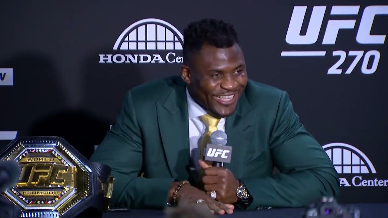 UFC 270: Главные моменты пресс конференции background