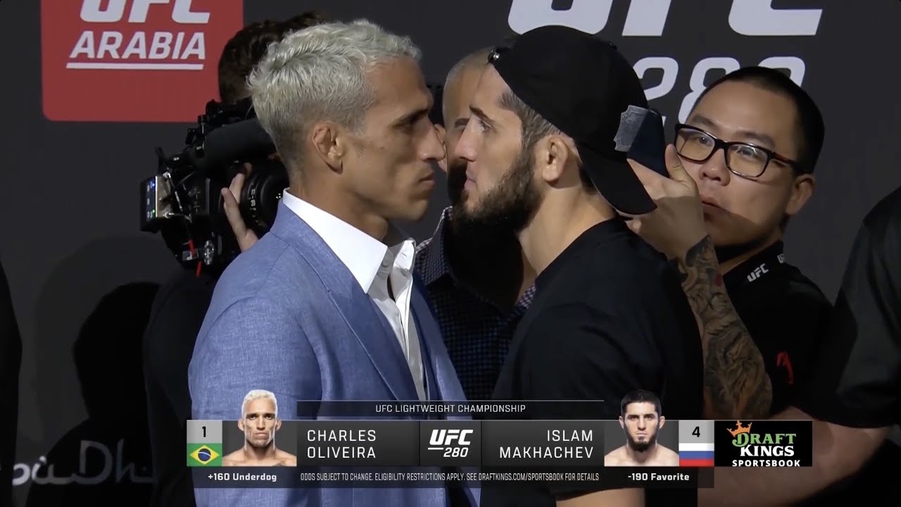 UFC 280: Битвы взглядов после пресс-конференции